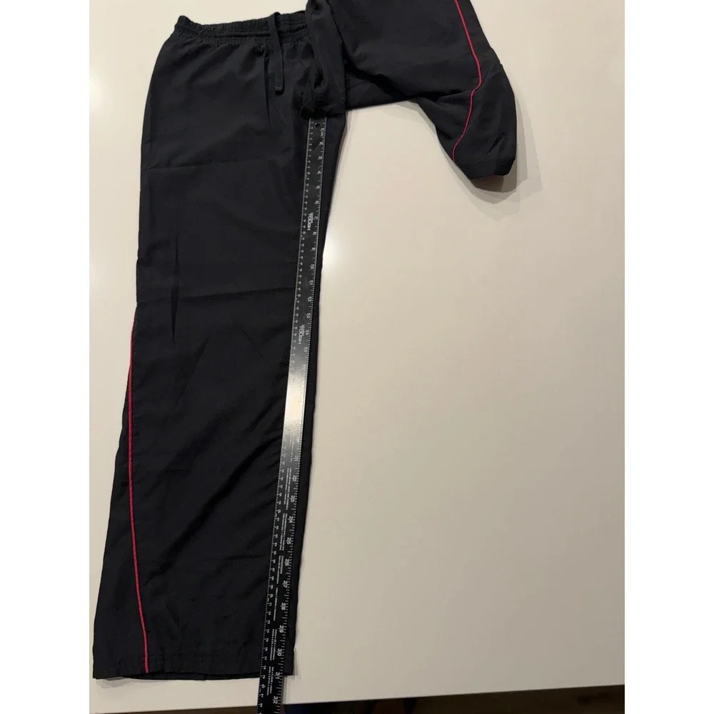 Nike The Athletic Dept Track Pants Womens M Black Red 370907-012 Preowned